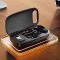 Блутут слушалка Techsuit Premium Bluetooth Headset SoundForce Pro (G10) - Хендсфри, двоен микрофон - Черна