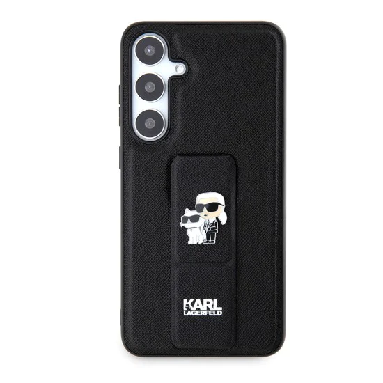 Чанта за Samsung Galaxy S24 Plus - Karl Lagerfeld Saffiano Gripstand (KLHCHCS24MGSAKCPK) - Karl&Choupette
