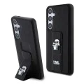 Чанта за Samsung Galaxy S24 Plus - Karl Lagerfeld Saffiano Gripstand (KLHCHCS24MGSAKCPK) - Karl&Choupette