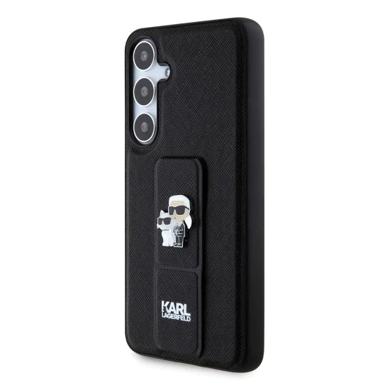 Чанта за Samsung Galaxy S24 Plus - Karl Lagerfeld Saffiano Gripstand (KLHCHCS24MGSAKCPK) - Karl&Choupette
