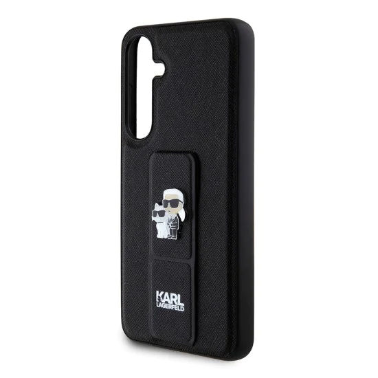 Чанта за Samsung Galaxy S24 Plus - Karl Lagerfeld Saffiano Gripstand (KLHCHCS24MGSAKCPK) - Karl&Choupette