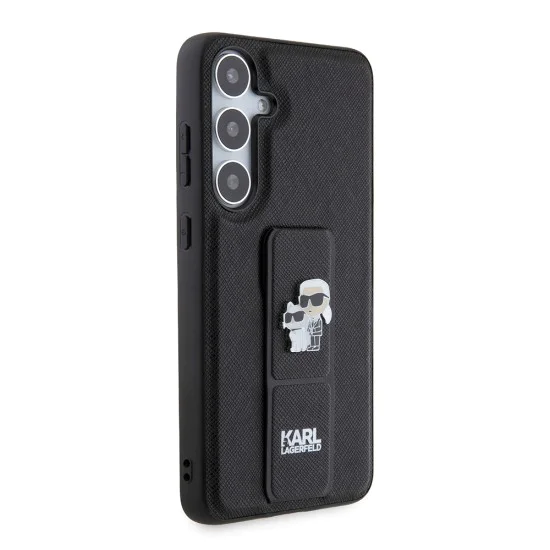 Чанта за Samsung Galaxy S24 Plus - Karl Lagerfeld Saffiano Gripstand (KLHCHCS24MGSAKCPK) - Karl&Choupette