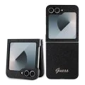 Чанта за Samsung Galaxy Z Flip6 - Guess Glitter Script (GUHCZZF6HGGSHK) - Черна
