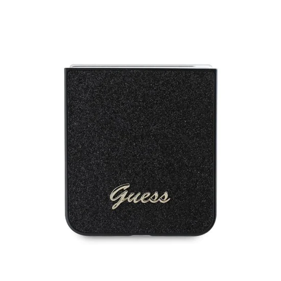 Чанта за Samsung Galaxy Z Flip6 - Guess Glitter Script (GUHCZZF6HGGSHK) - Черна