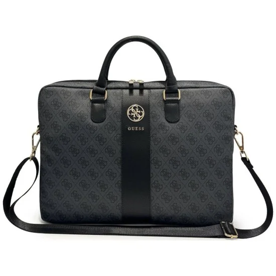 Чанта за лаптоп Guess Computer Bag 4G Round Classic Logo Stripe (GUCB166PG4S4RK) - 16