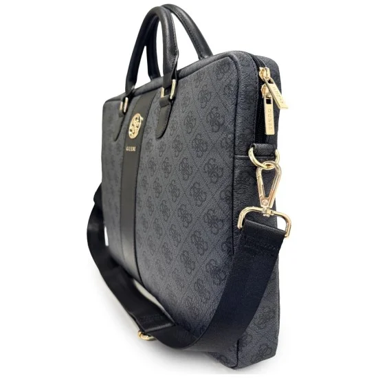 Чанта за лаптоп Guess Computer Bag 4G Round Classic Logo Stripe (GUCB166PG4S4RK) - 16