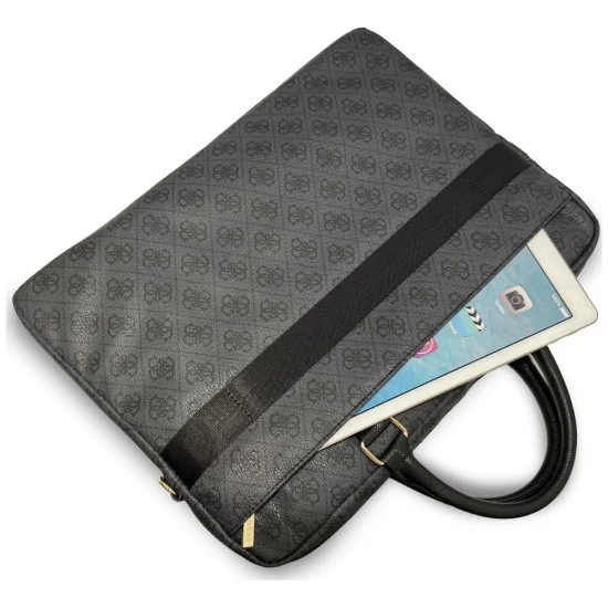 Чанта за лаптоп Guess Computer Bag 4G Round Classic Logo Stripe (GUCB166PG4S4RK) - 16