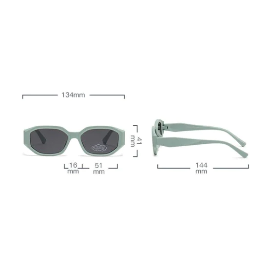Детски слънчеви очила Techsuit Kids Polarized Sunglasses (11153) - поляризирани, TPEE рамка - Черен