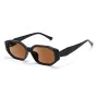 Детски слънчеви очила Techsuit Kids Polarized Sunglasses (11153) - поляризирани, TPEE рамка - Черен / Кафяв
