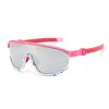 Детски слънчеви очила Techsuit Kids Polarized Sunglasses (2025) - спортни, поляризирани, TR рамка - Розов