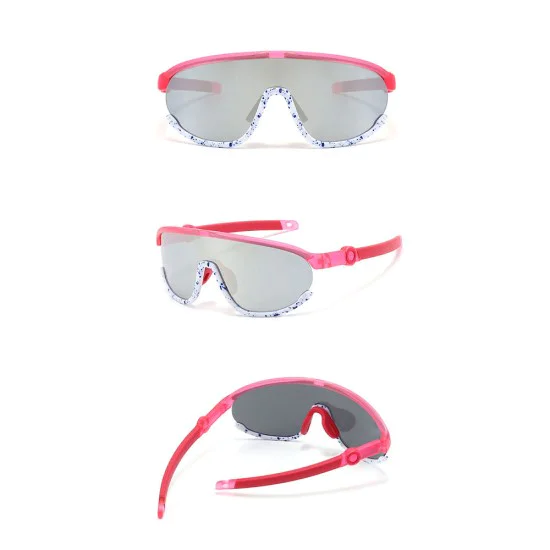 Детски слънчеви очила Techsuit Kids Polarized Sunglasses (2025) - спортни, поляризирани, TR рамка - Жълт