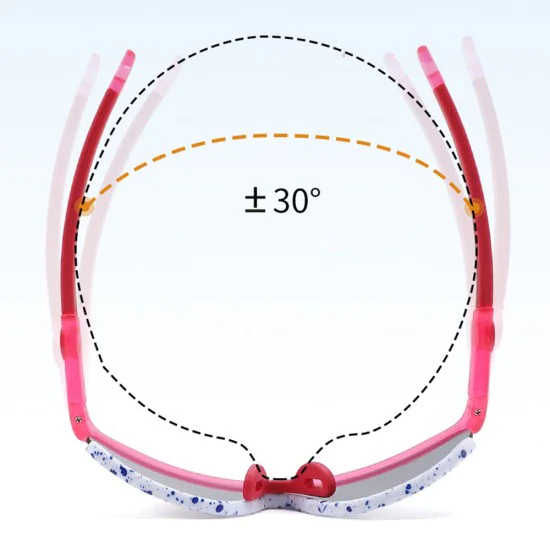 Детски слънчеви очила Techsuit Kids Polarized Sunglasses (2025) - спортни, поляризирани, TR рамка - Жълт