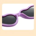 Детски слънчеви очила Techsuit Kids Polarized Sunglasses (23070) - сърцевидни, поляризирани - Черен / Червен