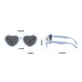 Детски слънчеви очила Techsuit Kids Polarized Sunglasses (23070) - сърцевидни, поляризирани - Черен / Червен