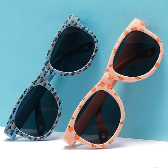 Детски слънчеви очила Techsuit Kids Polarized Sunglasses (5218) - поляризирани, TPEE рамка - Ягодово розов