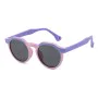 Детски слънчеви очила Techsuit Kids Polarized Sunglasses (601) - поляризирани, TPEE рамка - Лилав / Розов