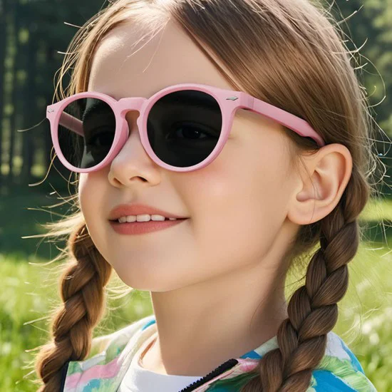 Детски слънчеви очила Techsuit Kids Polarized Sunglasses (602) - поляризирани, TPEE рамка - Бежов