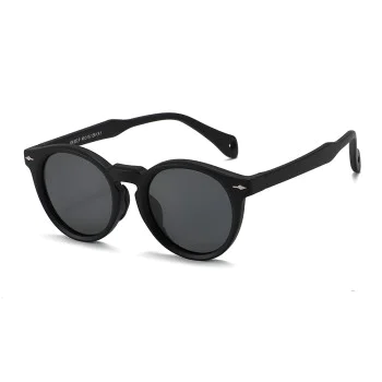 Детски слънчеви очила Techsuit Kids Polarized Sunglasses (602) - поляризирани, TPEE рамка - Черен