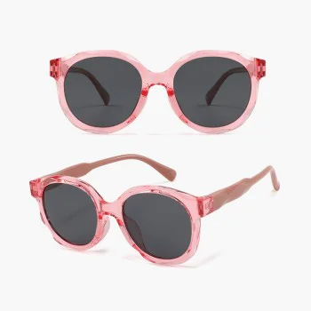 Детски слънчеви очила Techsuit Kids Polarized Sunglasses (627) - поляризирани, TR рамка - Праскова