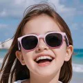 Детски слънчеви очила Techsuit Kids Polarized Sunglasses (691) - поляризирани, TR рамка - Черен