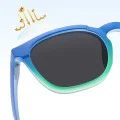 Детски слънчеви очила Techsuit Kids Polarized Sunglasses (691) - поляризирани, TR рамка - Черен