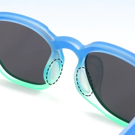 Детски слънчеви очила Techsuit Kids Polarized Sunglasses (691) - поляризирани, TR рамка - Черен