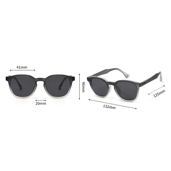 Детски слънчеви очила Techsuit Kids Polarized Sunglasses (691) - поляризирани, TR рамка - Черен