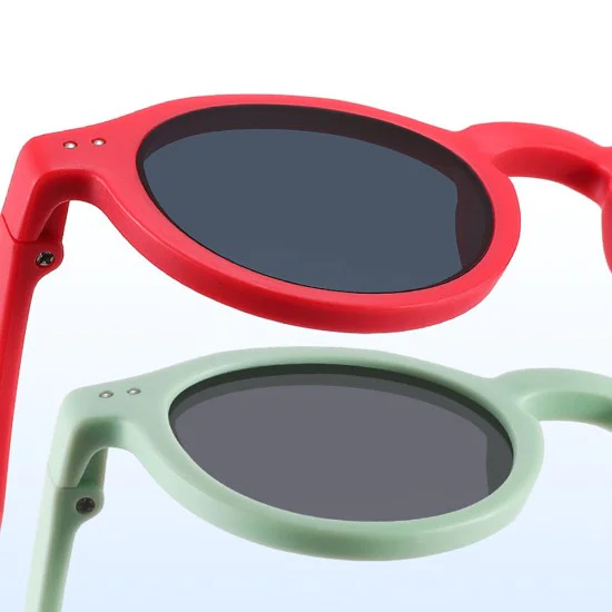 Детски слънчеви очила Techsuit Kids Polarized Sunglasses (8443) - поляризирани, TPEE рамка - Червен