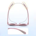 Детски слънчеви очила Techsuit Kids Polarized Sunglasses (8443) - поляризирани, TPEE рамка - Червен