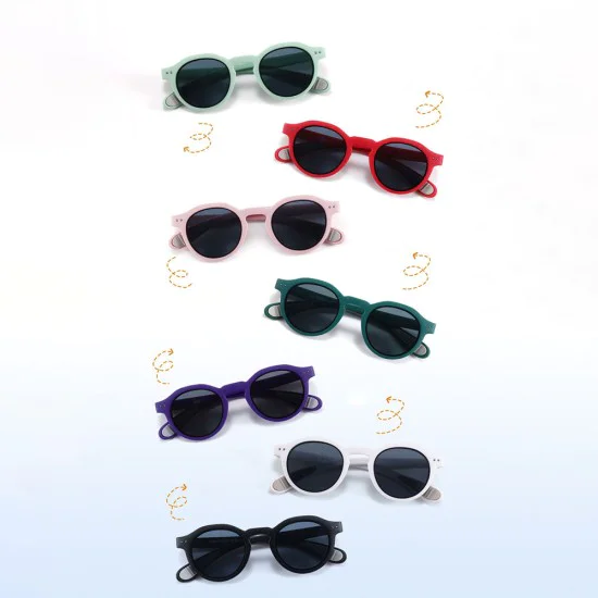 Детски слънчеви очила Techsuit Kids Polarized Sunglasses (8443) - поляризирани, TPEE рамка - Червен