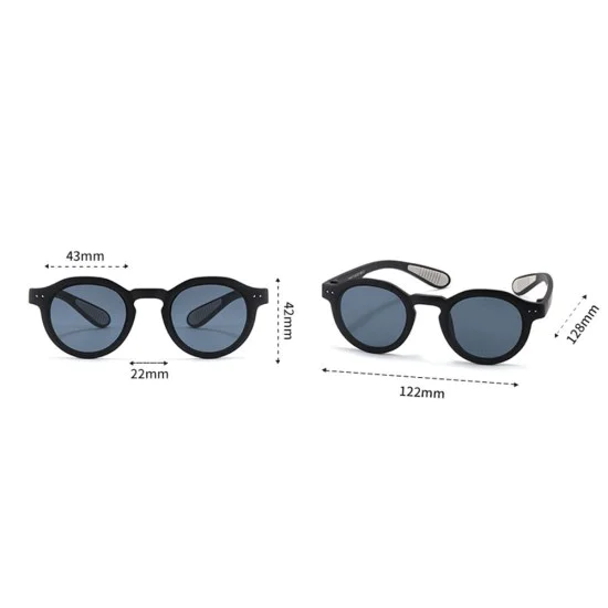Детски слънчеви очила Techsuit Kids Polarized Sunglasses (8443) - поляризирани, TPEE рамка - Червен