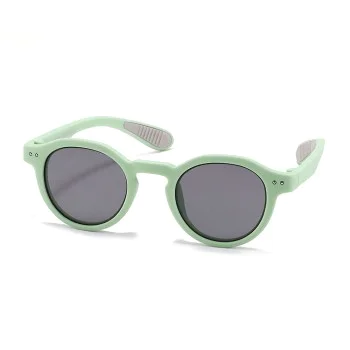 Детски слънчеви очила Techsuit Kids Polarized Sunglasses (8443) - поляризирани, TPEE рамка - Зелен (Mint Green)