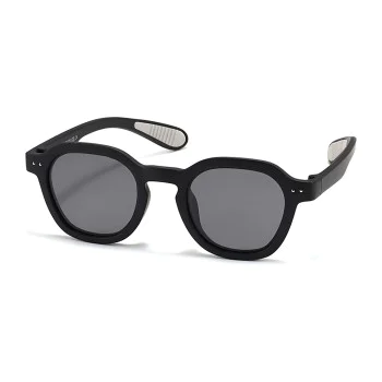 Детски слънчеви очила Techsuit Kids Polarized Sunglasses (8447) - поляризирани, TPEE рамка - Черен