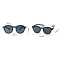 Детски слънчеви очила Techsuit Kids Polarized Sunglasses (8447) - поляризирани, TPEE рамка - Черен