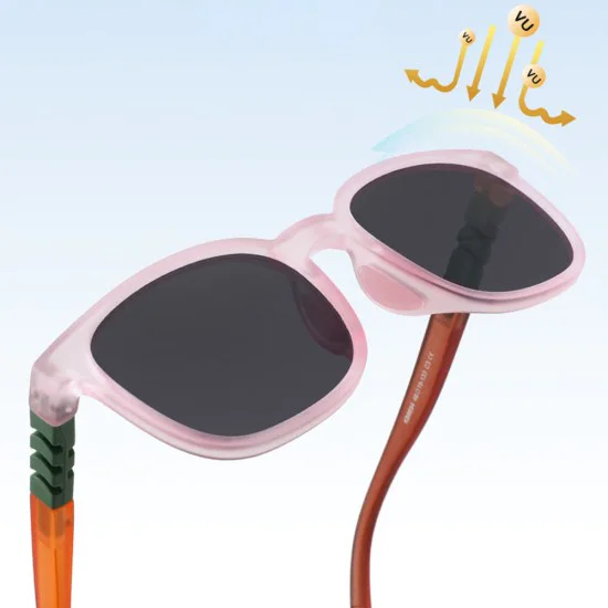 Детски слънчеви очила Techsuit Kids Polarized Sunglasses (9694) - поляризирани, TR рамка - Син многоцветен