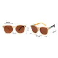 Детски слънчеви очила Techsuit Kids Polarized Sunglasses (9694) - поляризирани, TR рамка - Син многоцветен