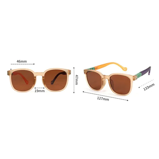 Детски слънчеви очила Techsuit Kids Polarized Sunglasses (9694) - поляризирани, TR рамка - Син многоцветен