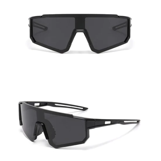 Детски слънчеви очила Techsuit Kids Polarized Sunglasses (R601) - спортни, поляризирани, TR рамка - Черен