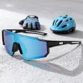 Детски слънчеви очила Techsuit Kids Polarized Sunglasses (R601) - спортни, поляризирани, TR рамка - Черен