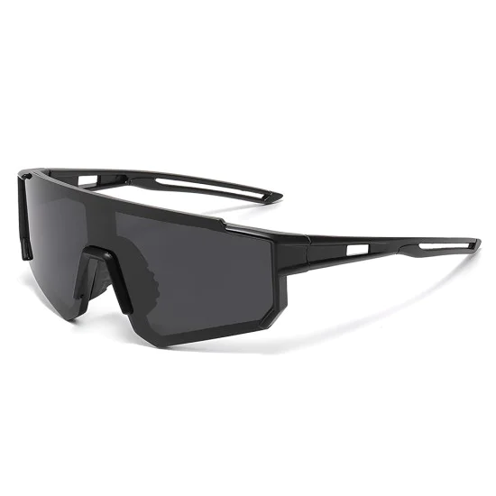 Детски слънчеви очила Techsuit Kids Polarized Sunglasses (R601) - спортни, поляризирани, TR рамка - Черен