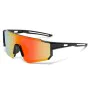 Детски слънчеви очила Techsuit Kids Polarized Sunglasses (R601) - спортни, поляризирани, TR рамка - Черен / Оранжев / Жълт
