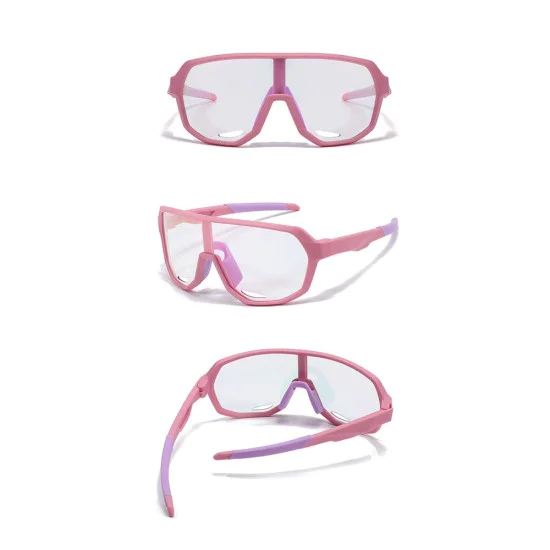 Детски слънчеви очила Techsuit Premium Kids Sunglasses (22312) - фотохромни, огледални, спортни - Оранжев / Черен