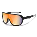 Детски слънчеви очила Techsuit Premium Kids Sunglasses (22312) - фотохромни, огледални, спортни - Оранжев / Черен