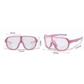 Детски слънчеви очила Techsuit Premium Kids Sunglasses (22312) - фотохромни, огледални, спортни - Оранжев / Черен