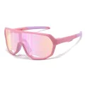 Детски слънчеви очила Techsuit Premium Kids Sunglasses (22312) - фотохромни, огледални, спортни - Розов / Лилав