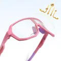 Детски слънчеви очила Techsuit Premium Kids Sunglasses (22312) - спортни, поляризирани, TR рамка - Черен / Червен