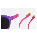Детски слънчеви очила Techsuit Premium Kids Sunglasses (616) - поляризирани, TPEE рамка - Лилав / Розов