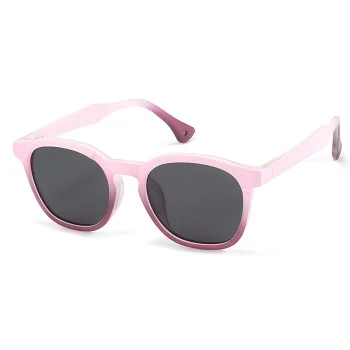 Детски слънчеви очила Techsuit Kids Polarized Sunglasses (691) - поляризирани, TR рамка - Розов / Лилав