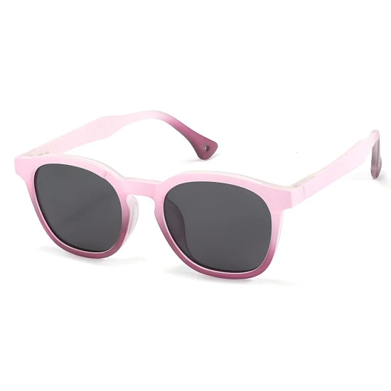 Детски слънчеви очила Techsuit Kids Polarized Sunglasses (691) - поляризирани, TR рамка - Розов / Лилав