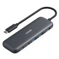 Докинг станция Docking Station 332 (A8355H11) - 5в1, Ултра тънка, HDMI 4K, USB-C - Anker - Черен